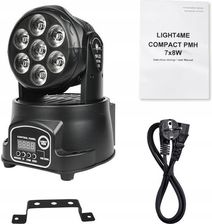 Zdjęcie LIGHT4ME COMPACT PMH 7x8W głowica ruchoma LED wash - Sosnowiec