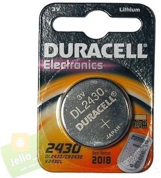 Duracell Knopfzelle CR2430 – 3,0 V, Für Elektronik, Medizinische Geräte & Mehr