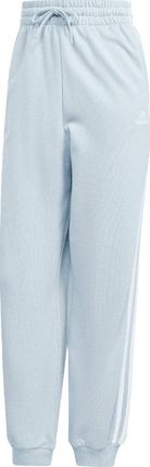 Spodnie damskie adidas Essentials 3-Stripes French Terry Loose-Fit niebieskie IL3447