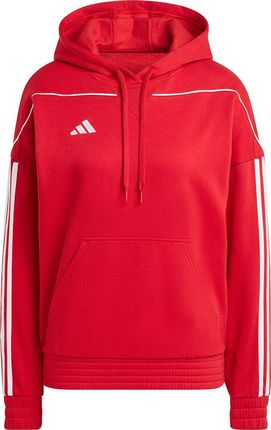 Bluza damska adidas Tiro 23 League Sweat Hoodie czerwona HS7234