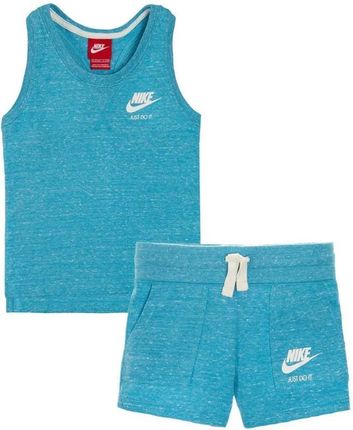 KOMPLET DZIEWCZĘCY T-SHIRT + SPODENKI 104-110CM 4-5 LAT NIKE