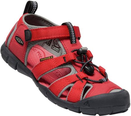Sandały dziecięce Keen Seacamp II CNX K Rozmiar butów (UE): 25-26 / Kolor: czerwony/szary