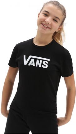 T-shirt dziecięcy Vans Flying V Crew Girls Rozmiar dziecięcy: XL / Kolor: czarny