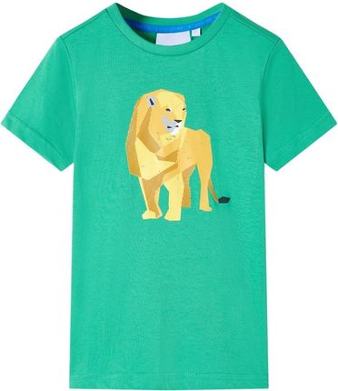 Koszulka dziecięca, zielona, 116