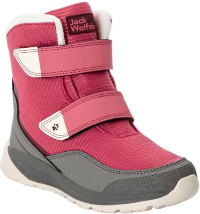 Dziecięce buty zimowe Jack Wolfskin Polar Bear Texapore High Vc K Rozmiar butów (UE): 31 / Kolor: różowy