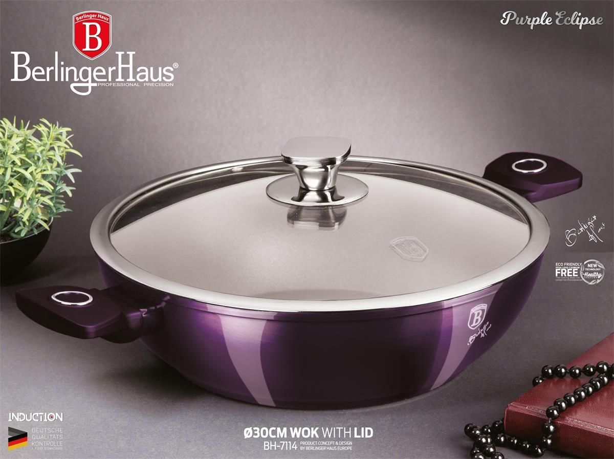 Faitout BERLINGER HAUS 24 Cm - Revêtement Antiadhésif Titan Pro, Couvercle En Verre, Induction Compatible - Collection Sahara - 3