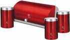Brabantia Pojemnik na pieczywo chlebak duży czerwony 484001