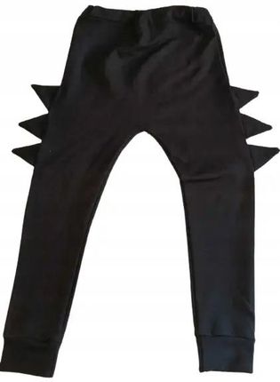 Spodnie dino czarne z kolcami rozmiar 122