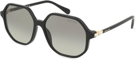 Swarovski SK6003 Damskie okulary przeciwsłoneczne, Oprawka: Acetat, czarny