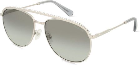 Swarovski SK7005 Damskie okulary przeciwsłoneczne, Oprawka: Metal, srebrny