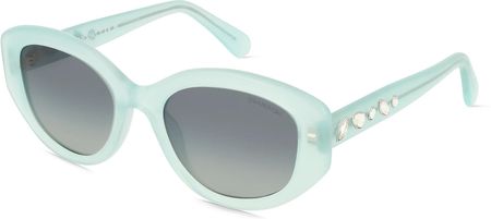 Swarovski SK6005 Damskie okulary przeciwsłoneczne, Oprawka: Acetat, niebieski