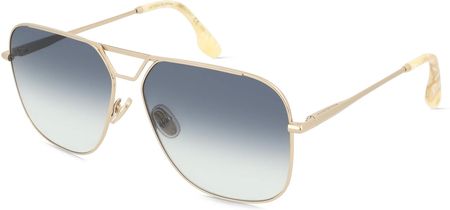 Victoria Beckham VB217S Damskie okulary przeciwsłoneczne, Oprawka: Metal, złoty