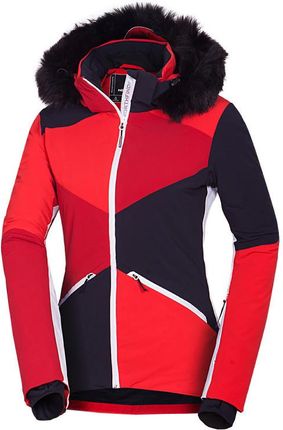 Damska kurtka narciarska Northfinder Edith Wielkość: L / Kolor: czerwony/biały