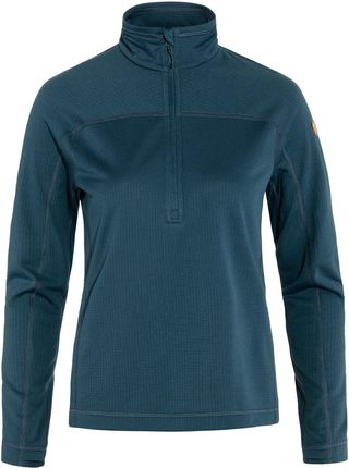 Bluza damska Fjällräven Abisko Lite Fleece Half Zip W Wielkość: M / Kolor: niebieski