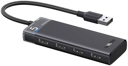 Ugreen HUB USB USB-A do 4x USB-A CM653 (szary) (15548)