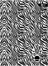 Zdjęcie Happy Color Teczka Kartonowa Z Gumką Black White Zebra 24X31Cm - Łańcut