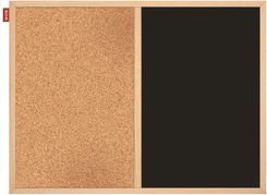 Zdjęcie Memobe Tablica Korkowa Kredowa Duo Czarna 60X40cm - Puszczykowo