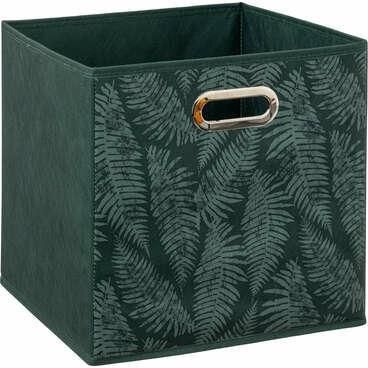 Pudełko do regału 31x31cm Herbier zielone