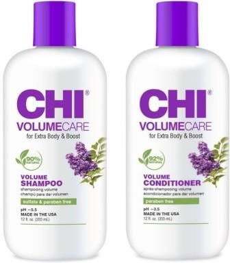 CHI Volume Care zestaw zwiększający objętość włosów szampon + odżywka 2x355ml