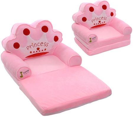 fotel dla dziecka rozkładany Kidsee 2-częściowy princess