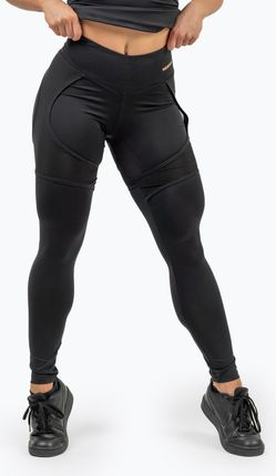 Nebbia Legginsy Damskie Mesh Intense Black Gold