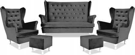 Family Meble Zestaw Wypoczynkowy Sofa + 2 Fotele (SFPDIANAROYAL97_1127751)