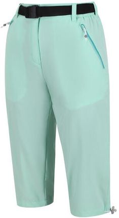 Damskie spodnie 3/4 Regatta Xrt Capri Light Wielkość: S / Kolor: niebieski/zielony