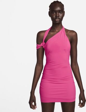 Warstwowa sukienka damska Nike x Jacquemus - Różowy