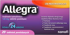 Allegra 120 mg 20 tabletek