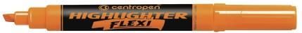 Micromedia Zakreślacz Centropen Highlighter Flexi Soft 8542 Pomarańczowy Pastel