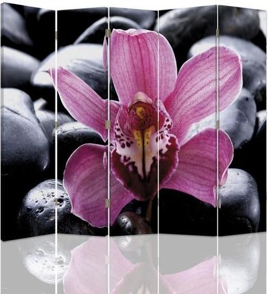 Feeby Parawan Dwustronny Zen Z Kwiatem Orchidei 180X170 (A0Bb0133Zc225X172Paa)
