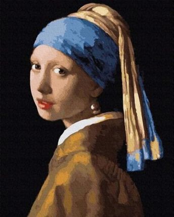 Brushme Malowanie Po Numerach Dziewczyna Z Perłą Jan Vermeer 40x50cm