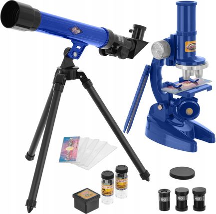 Leantoys Teleskop I Mikroskop Zestaw Edukacyjny Dla Dzieci Lt345