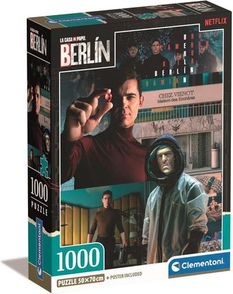Clementoni Puzzle Compact Box Netflix Berlin 1000El.