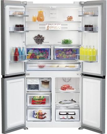 Lodówka Beko GN1416240ZXN Side by Side 182 cm Srebrna od