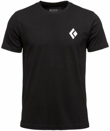 Koszulka męska Black Diamond M SS EQUIPMNT FOR ALPINIST TEE Wielkość: XL / Kolor: czarny