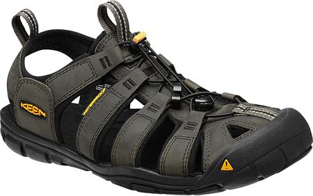 Sandały męskie Keen Clearwater CNX Leather Rozmiar butów (UE): 41 / Kolor: szary/czarny
