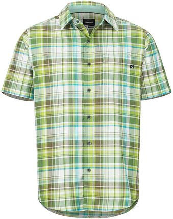 Koszula męska Marmot Syrocco SS Wielkość: M / Kolor: zielony/jasnozielony