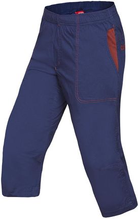 Męskie spodnie 3/4 Ocún JAWS 3/4 pants Wielkość: XL / Kolor: brązowy/niebieski