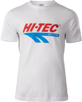 Koszulka męska Hi-Tec Retro Wielkość: L / Kolor: biały