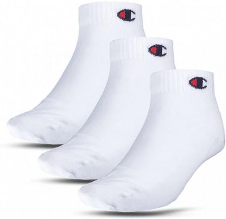 Skarpetki uniseks (3-pack) Champion Quarter Socks - białe