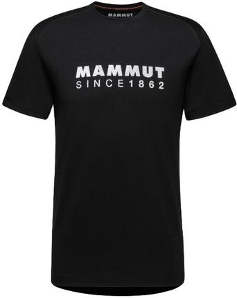 Koszulka męska Mammut Trovat T-Shirt Men Logo Wielkość: M / Kolor: czarny