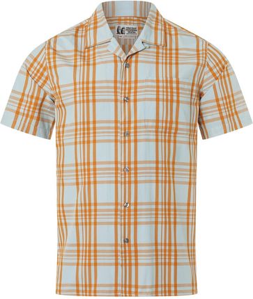 Koszula męska Marmot Muir Camp Novelty SS 2023 Wielkość: L / Kolor: niebieski/pomarańczowy