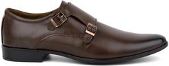 Skórzane buty wizytowe Monki 287LU ciemny brąz