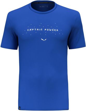 Koszulka męska Salewa PURE SNOW CPTN DRY T-SHIRT M. Wielkość: M / Kolor: niebieski