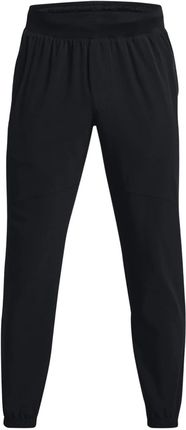 Męskie spodnie dresowe Under Armour Stretch Woven Joggers Wielkość: M / Kolor: czarny