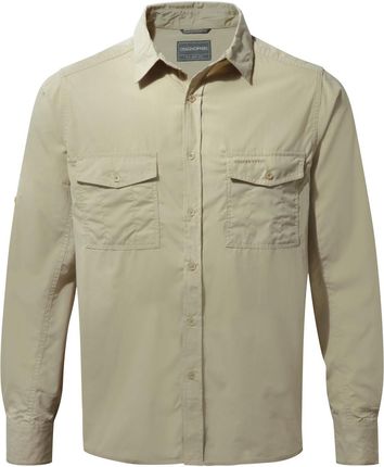 Koszula męska Craghoppers Kiwi Long Sleeved Shirt Wielkość: XL / Kolor: beżowy