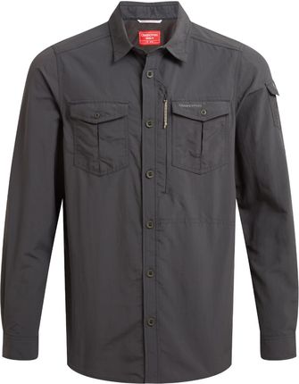 Koszula męska Craghoppers NosiLife Adventure Long Sleeved Shirt III Wielkość: XL / Kolor: czarny