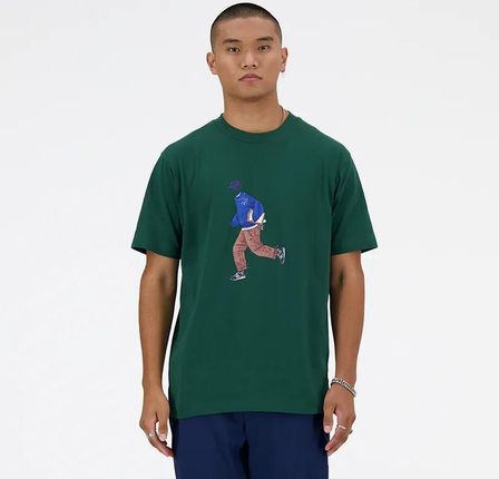 Koszulka męska New Balance MT41579NWG – zielona
