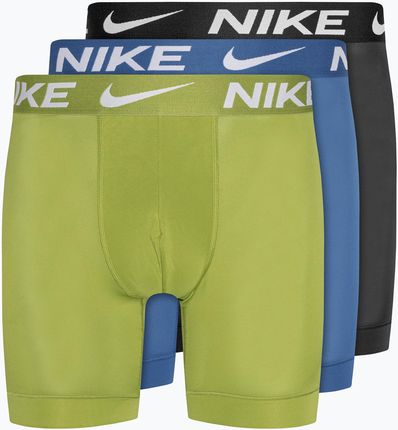 Bokserki męskie Nike Dri-Fit Essential Micro Boxer Brief 3 pary star blue/pear/anthracite | WYSYŁKA W 24H | 30 DNI NA ZWROT